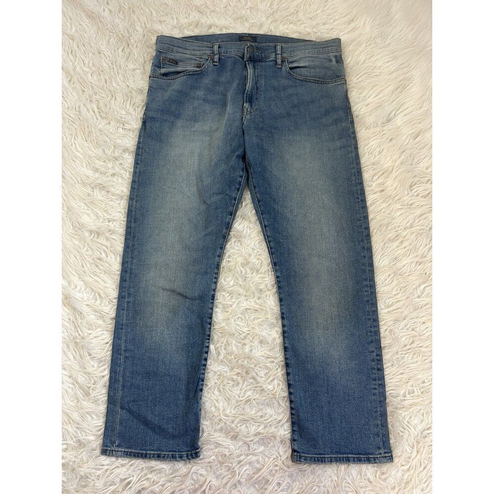 Polo Ralph Lauren Jeans Mens 36x30 Straight Leg Medium Wash Denim Pants